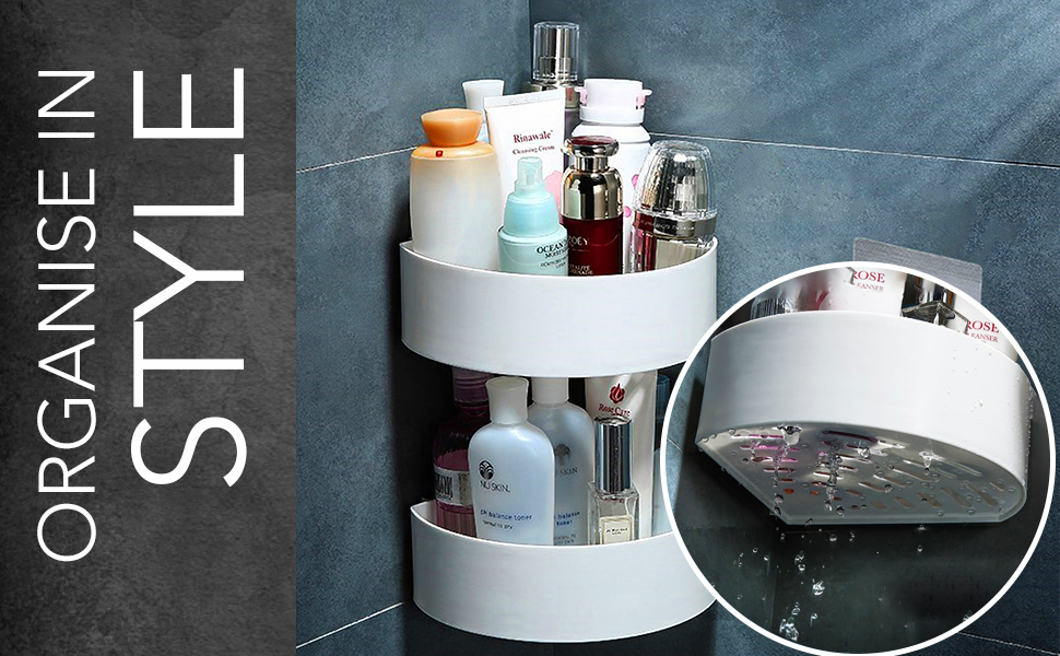 herlike Bathroom Corner Shelf